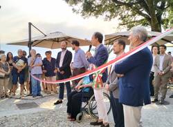 Inaugurazione di Viale De Angeli a Laveno