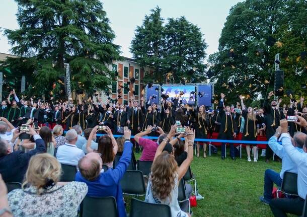 La cerimonia di laurea alla Liuc di Castellanza