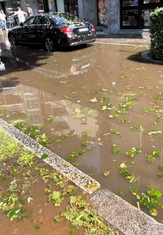 La grandinata su Saronno, le foto di Ezio Cairoli 