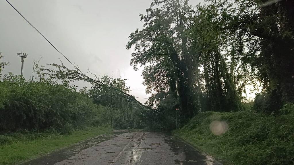  maltempo a Samarate 