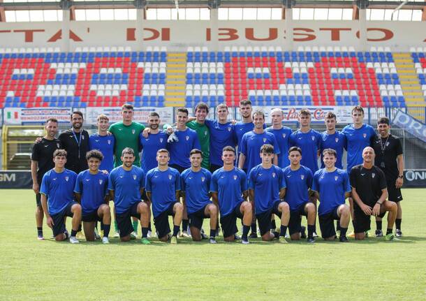 Primo allenamento allo Speroni di Busto Arsizio per la Pro Patria di Colombo e Le Noci