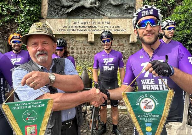 Ride to Donate, la prima tappa da Verona a Trento