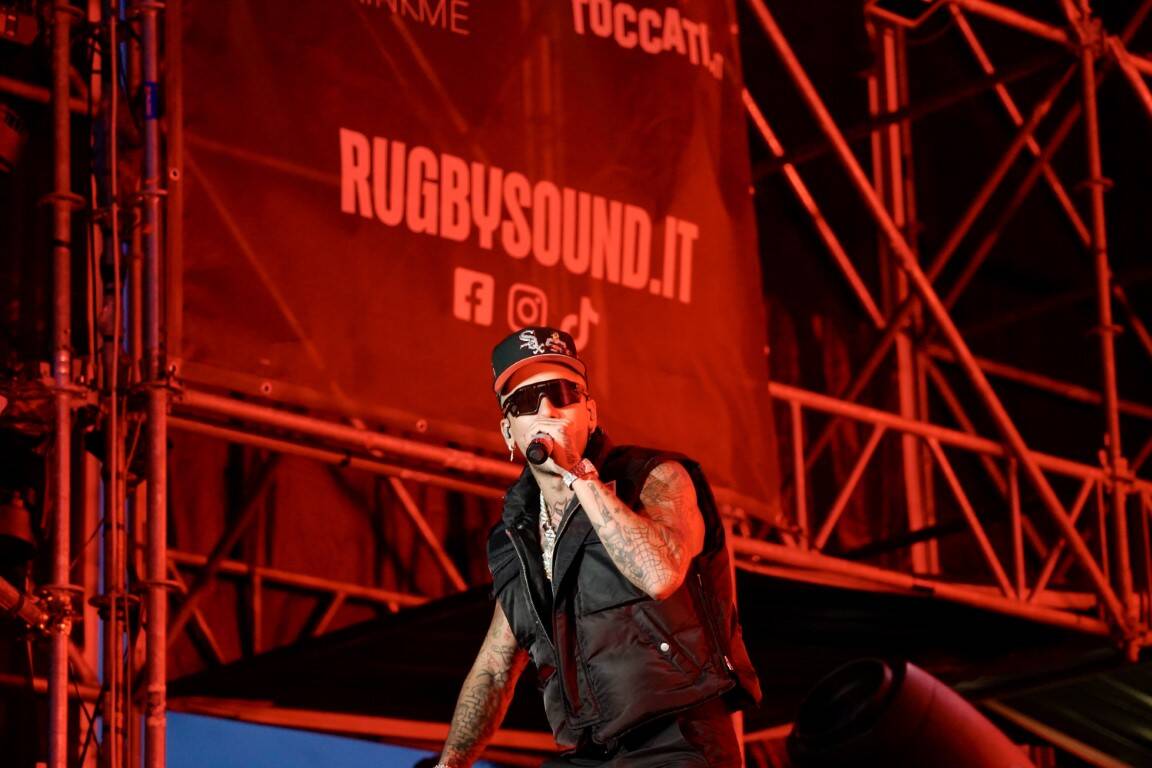 Sfera Ebbasta al Rugby Sound Festival 2023 - credits Daniele Zaffaroni