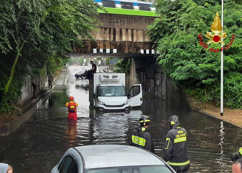 Temporale a Legnano - Disagi in citta giovedì 6 luglio