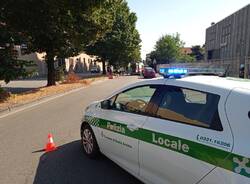 incidente busto arsizio polizia locale