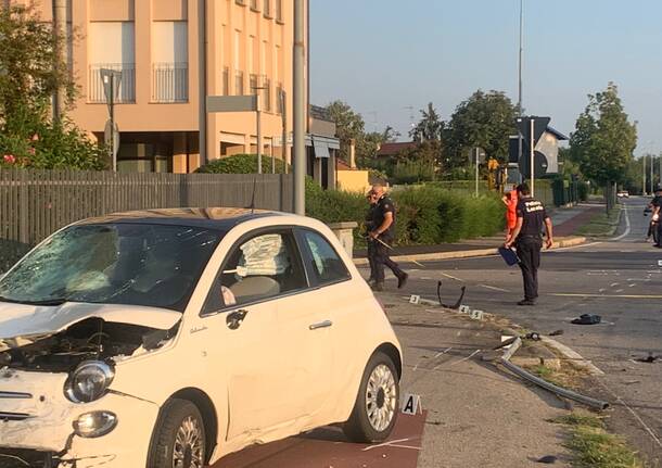 Incidente in via Schuster Gallarate