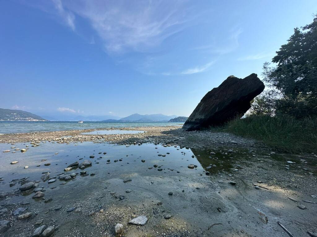 Siccità Ranco - Foto di Giancarlo Tiranti