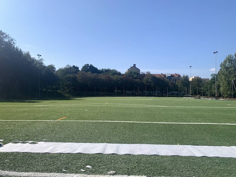 Quasi pronto il secondo campo al centro sportivo delle Bustecche