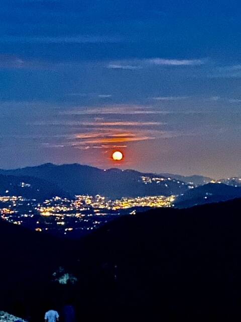 Con gli amici di Bregazzana a vedere la Super Luna