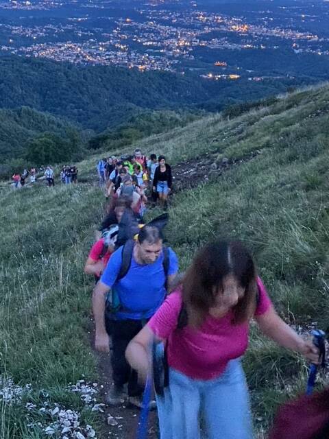 Con gli amici di Bregazzana a vedere la Super Luna