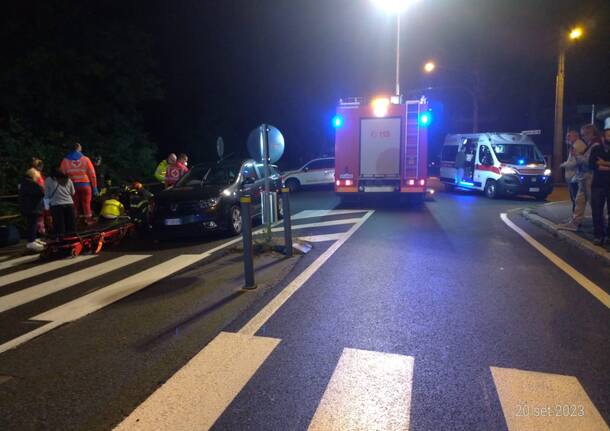 incidente Samarate notte