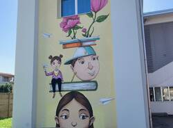 Venegono Inferiore - Due murales di Sea Creative alle scuole