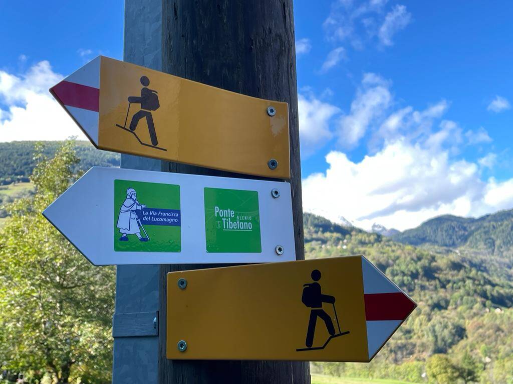 Camminata inaugurale di un tratto della Via Francisca del Lucomagno in Valle di Blenio