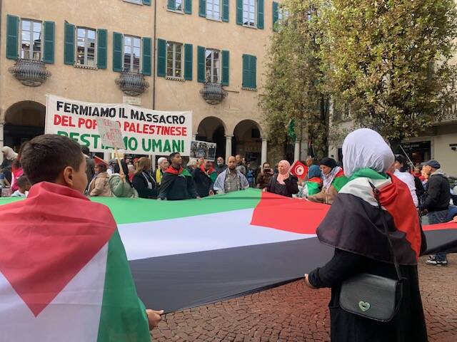 A Varese la manifestazione pro Palestina