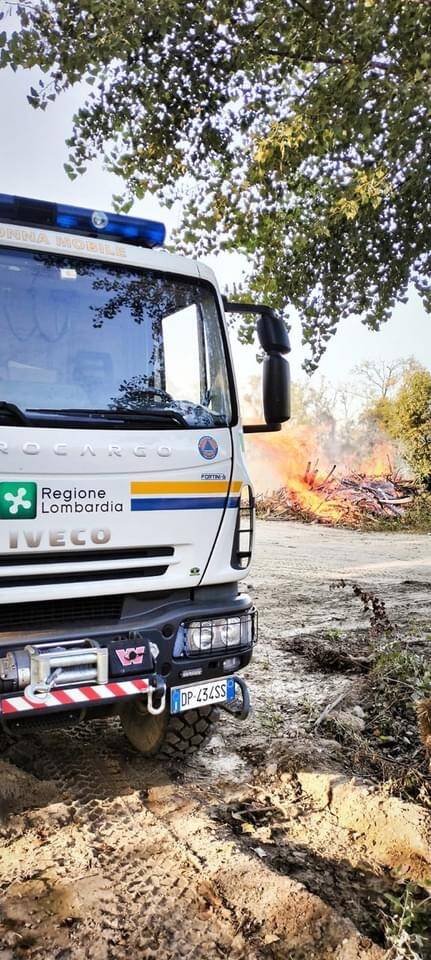 Esercitazione antincendio Parco del Ticino