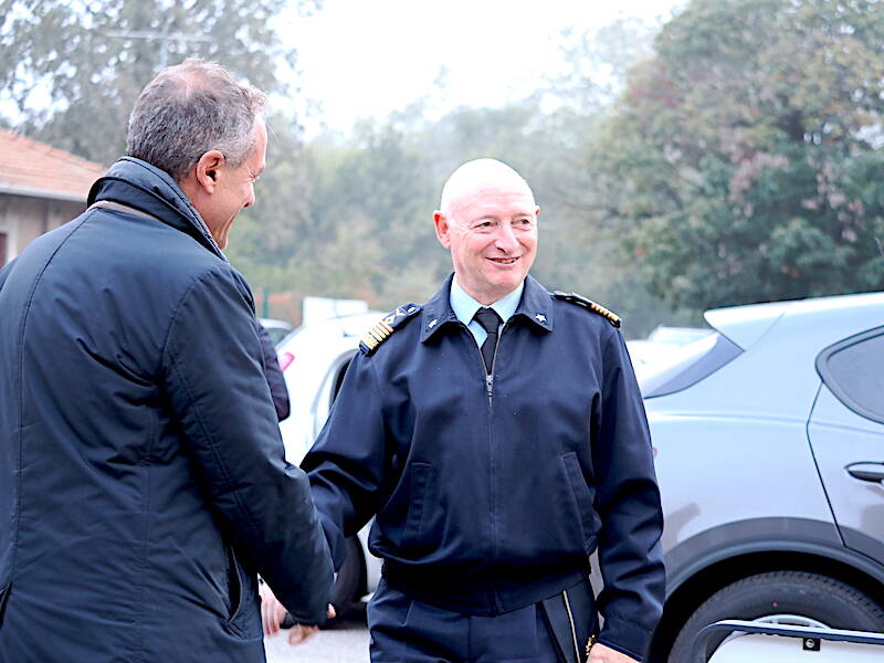 Il capo di stato maggiore dell’Aeronautica Militare Luca Goretti a Volandia