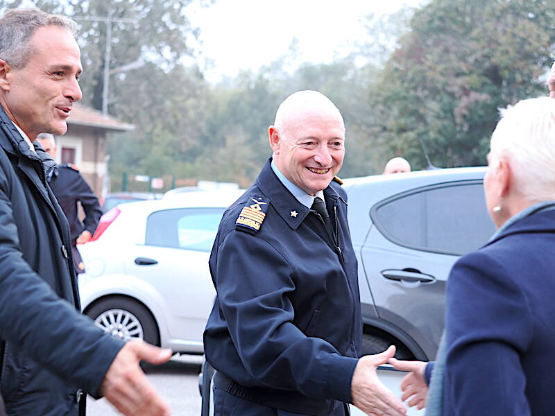 Il capo di stato maggiore dell’Aeronautica Militare Luca Goretti a Volandia