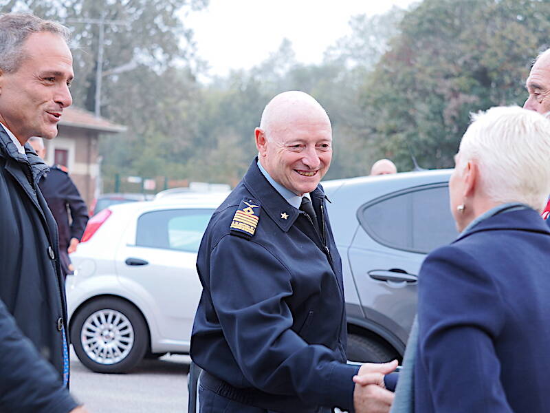 Il capo di stato maggiore dell’Aeronautica Militare Luca Goretti a Volandia