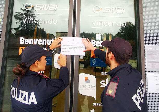 polizia como chiusura centri scommesse