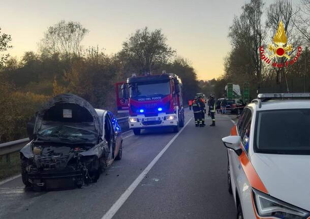 Incidente Tra Biandronno E Cazzago Brabbia - VareseNews - Foto