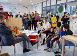 L'astronauta Paolo Nespoli all'ospedale Del Ponte di Varese