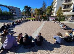 Presidio a Busto Arsizio dell'Unione degli Studenti