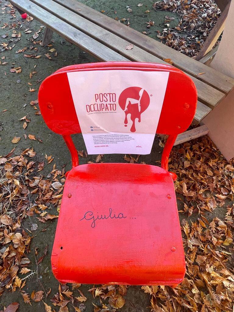 Sedia rossa per Giulia