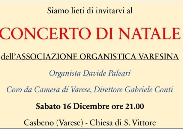 Concerto di Natale dell\'Associazione Organistica Varesina