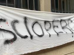 Gli studenti del \"Falcone\" di Gallarate in sciopero