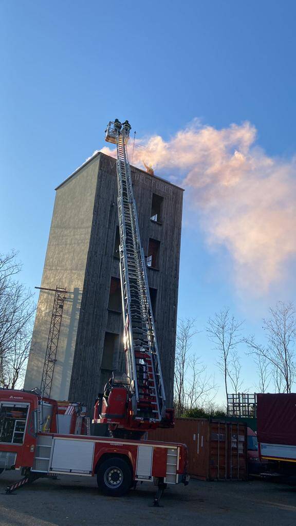 Festa dell'incontro al distaccamento dei vigili del fuoco di busto