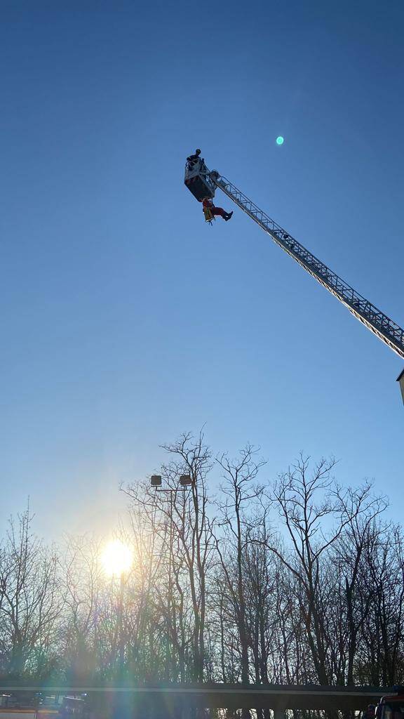 Festa dell'incontro al distaccamento dei vigili del fuoco di busto