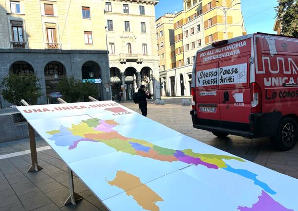 Cgil in piazza Monte Grappa contro autonomia differenziata