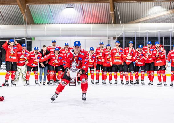 Hockey, il Pergine vince la Coppa Italia: a Varese battuto il Caldaro