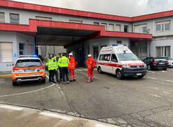 Incendio al cementificio di Caravate