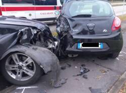 incidente viale Unione Europea Gallarate