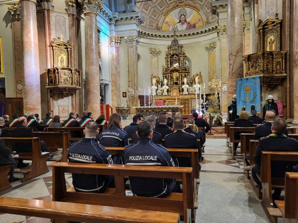 Le Polizie Locali dell'Asse del Sempione celebrano San Sebastiano