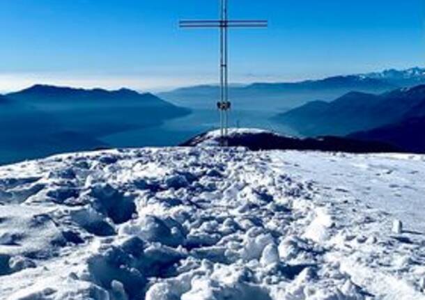 La neve sul Monte Covreto