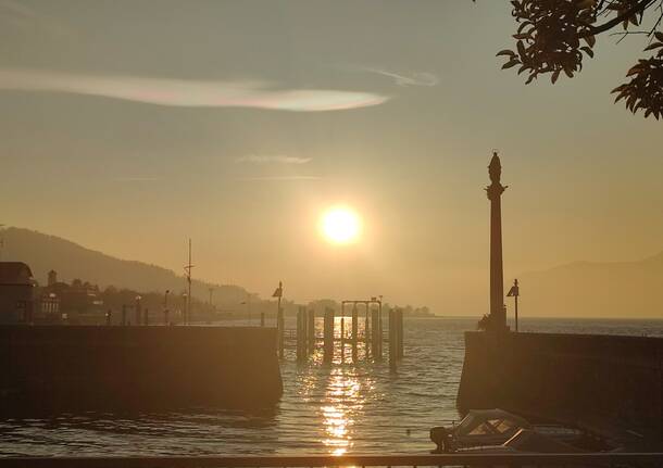 Nuvola iridescente a Luino