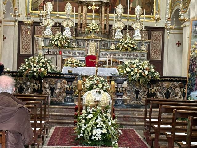 Funerali di don Giorgio a Curiglia