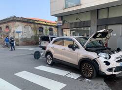 Incidente stradale via Marsala via Palestro Gallarate 