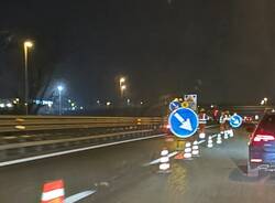 lavori autostrada notte