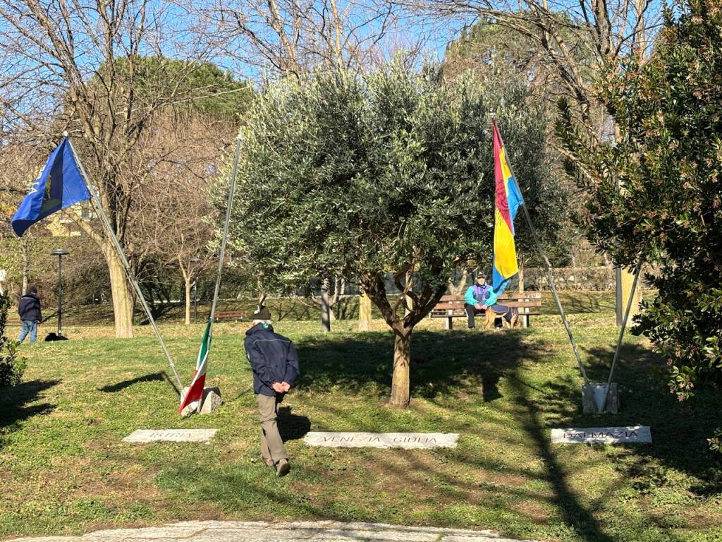 Nel giardino degli istriani la commemorazione del giorno del ricordo