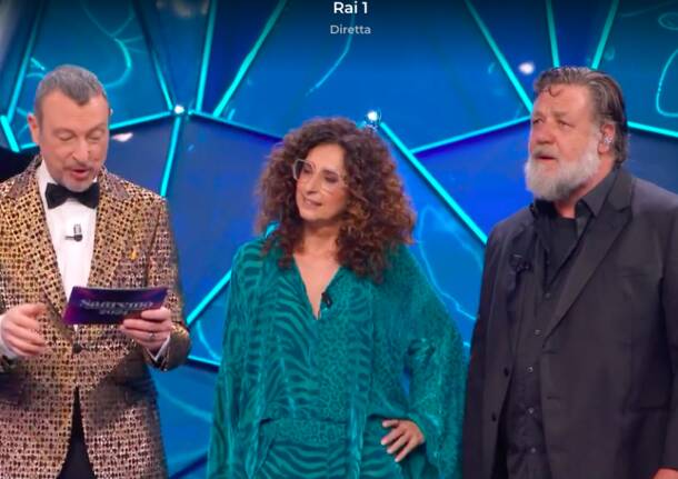 Russel Crowe al festival di Sanremo