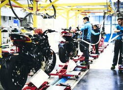 La nuova linea di produzione di MV Agusta alla Schiranna