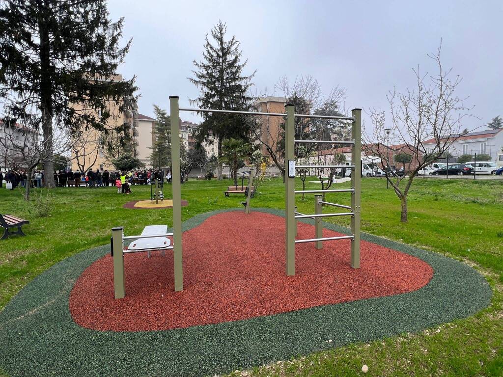 inaugurazione parco emanuela loi busto arsizio