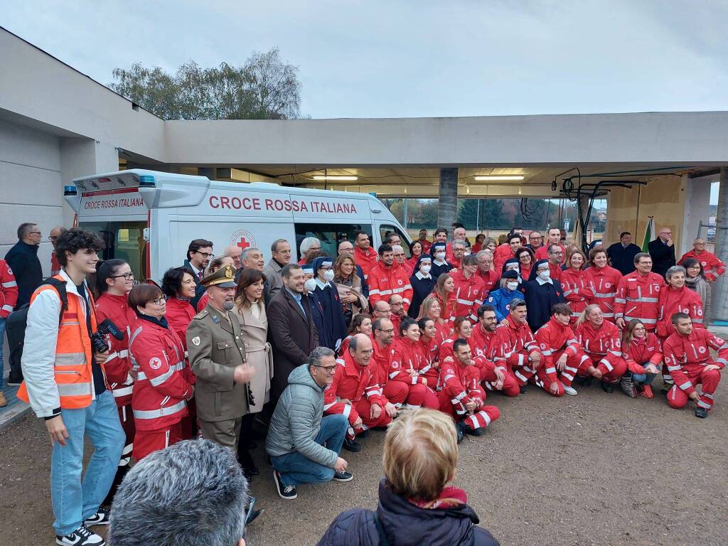 Inaugurazione sede della Croce Rossa a Busto Arsizio