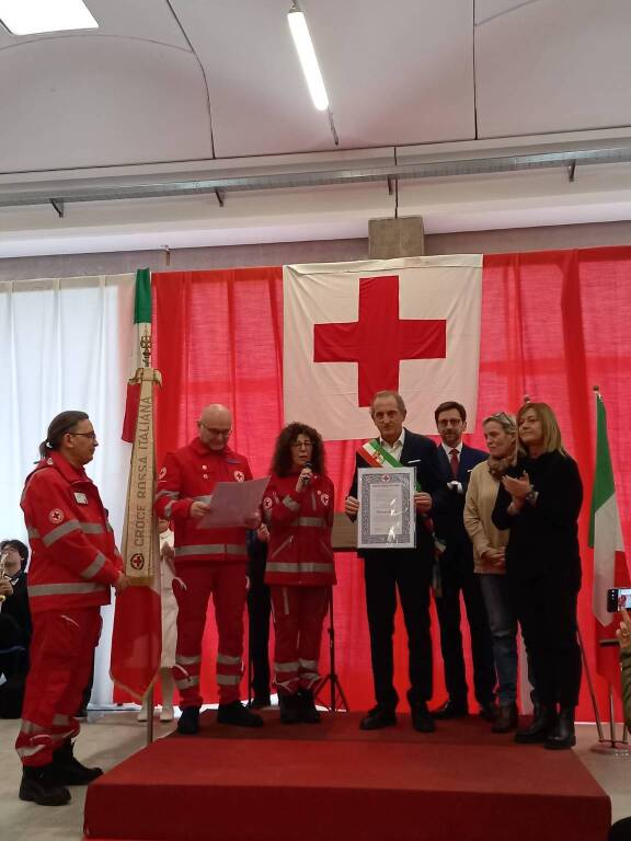 Inaugurazione sede della Croce Rossa a Busto Arsizio