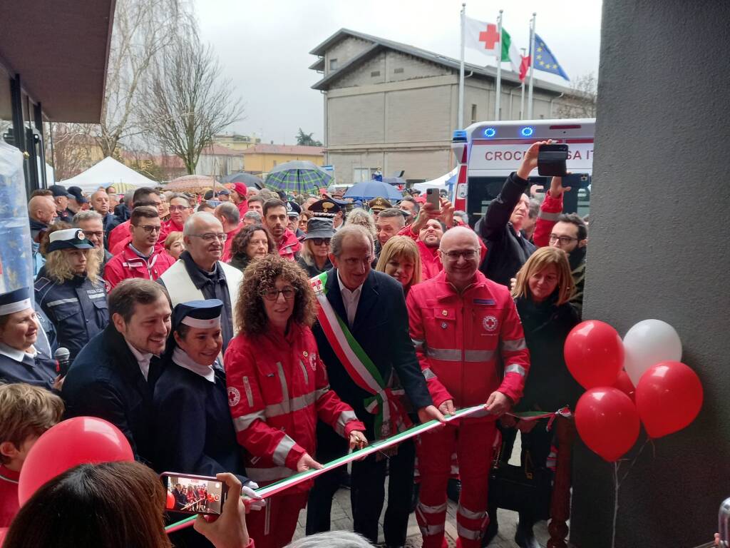 Inaugurazione sede della Croce Rossa a Busto Arsizio