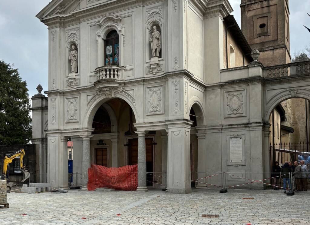 Induno Olona - il cantiere della nuova piazza