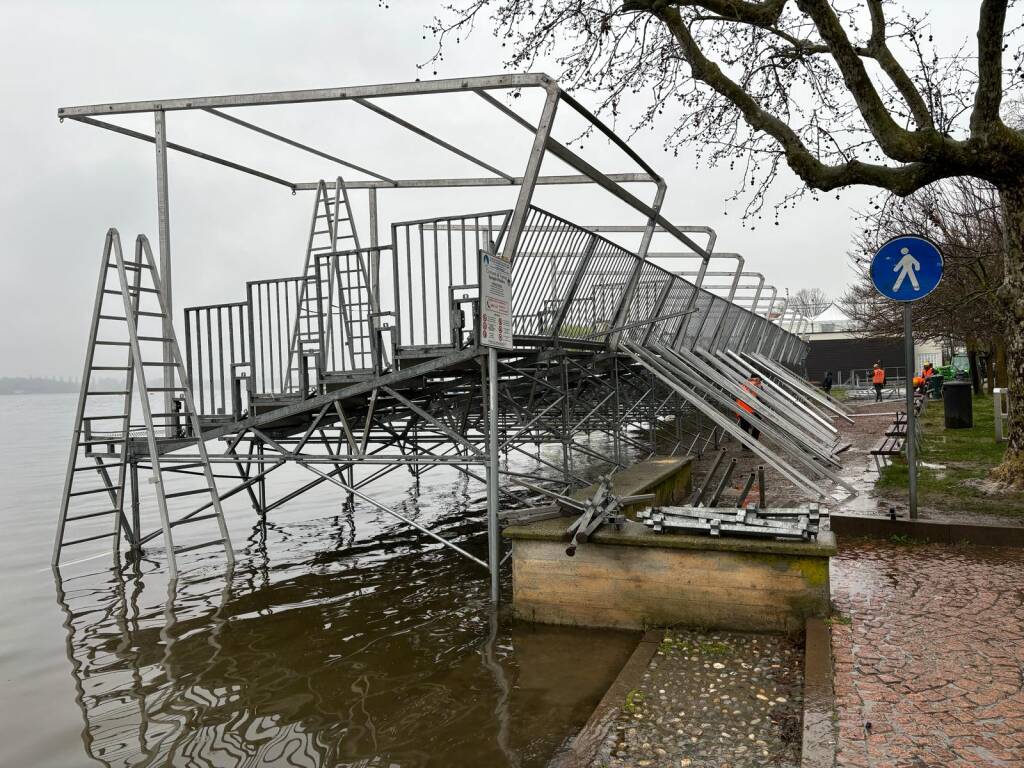 La nuova piena del Lago di Varese